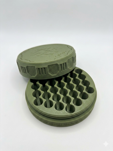 Circular Ammo Storage Case - 45 ACP