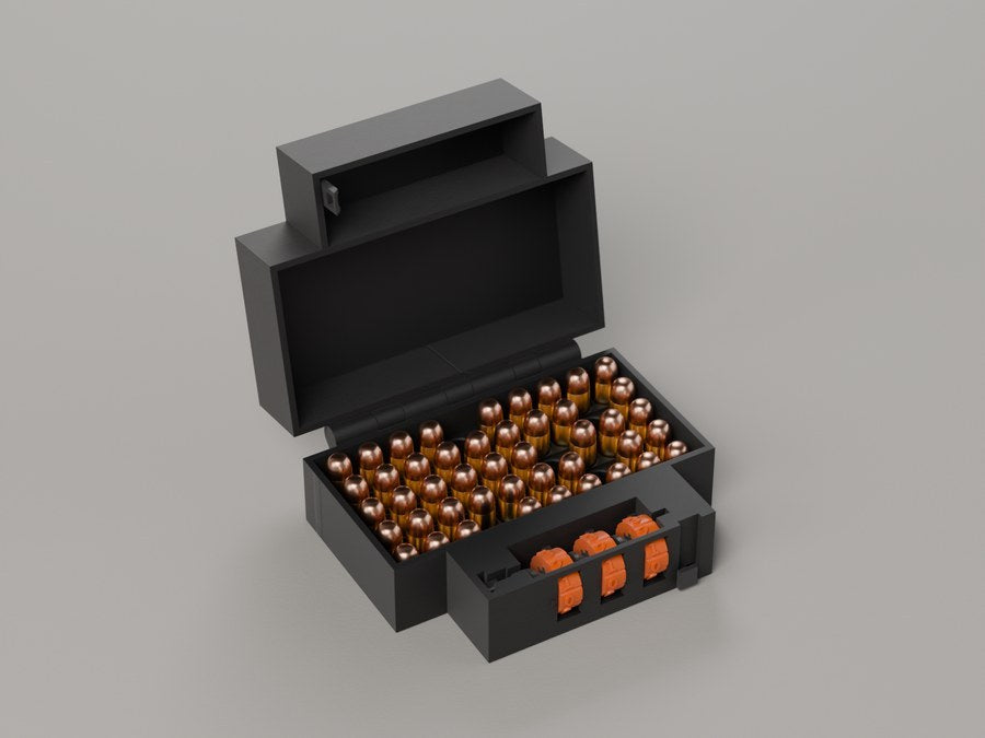 Combination Locker — catalog model render, additional view; not a photograph of a finished print