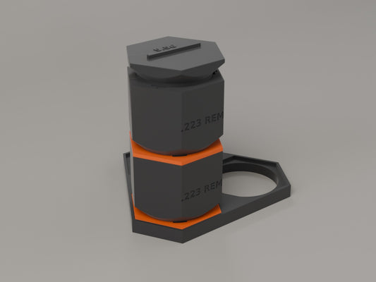 Hexcell Stack — catalog model render; not a photograph of a finished print