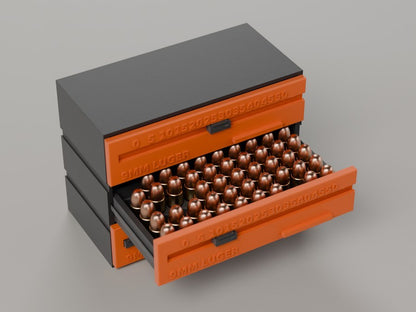 Tally Crate — catalog model render, additional view; not a photograph of a finished print