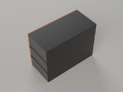 Tally Crate — catalog model render, additional view; not a photograph of a finished print