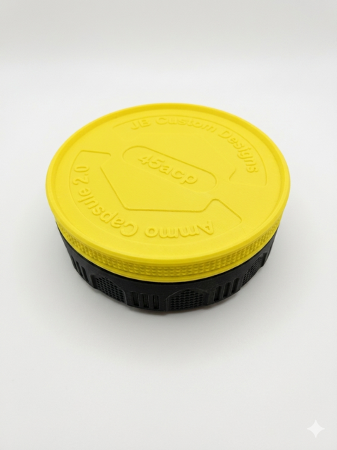 Circular Ammo Storage Case - 45 ACP