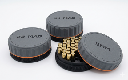 Circular Ammo Storage Case - 9mm