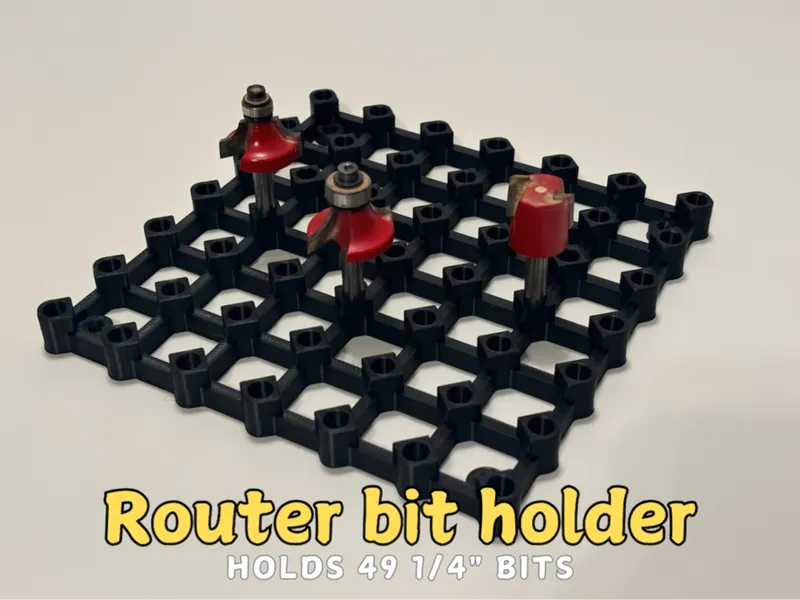 1/4" Router bit holder