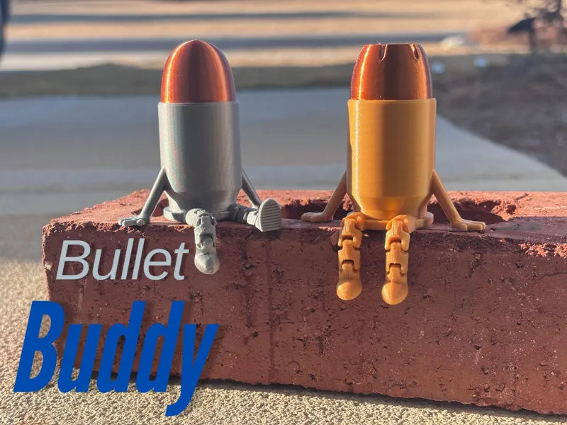 Bullet with articulated legs