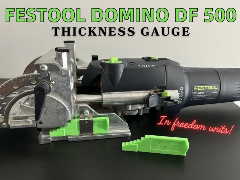 Festool Domino thickness gauge