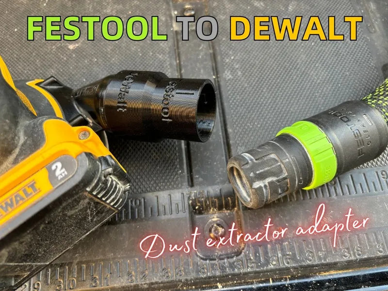 TPU DeWalt to Festool hose adapter