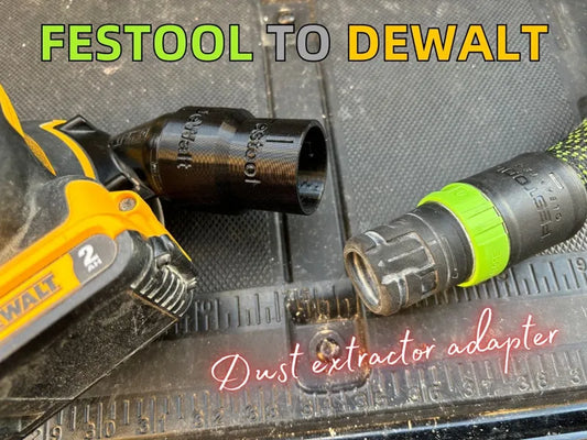 TPU DeWalt to Festool hose adapter